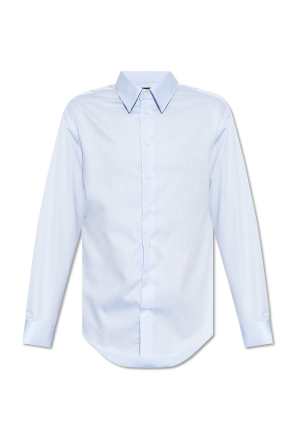 Tシャツ・カットソー EMPORIO ARMANI CLASSIC SHIRT (D41C3G.D1C29 101 WHITE WHITE) Emporio Armani Men's Shiny Logoband Long Sleeve T-Shirt